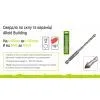 Сверло Alloid по стеклу и керамике, 10мм, HEX 1/4", L=120мм (GB-10010) изображение 5