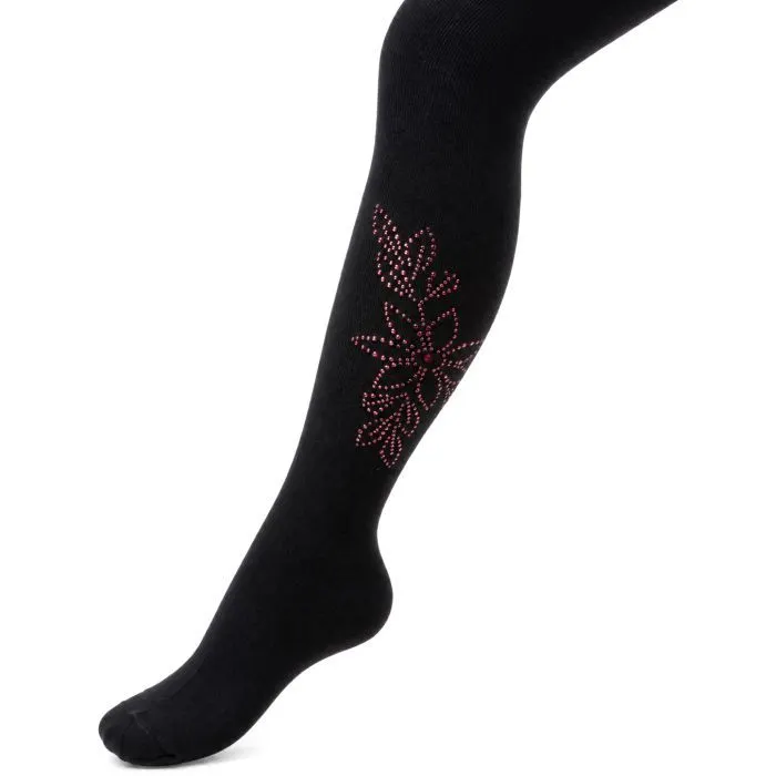 Колготки детские BNM со стразами (M0C0302-1154-11G-black)