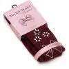 Колготки детские BNM с цветами из страз (M0C0302-1163-3G-burgundy) изображение 2