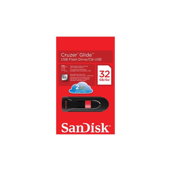 USB флеш накопитель SanDisk 256GB Cruzer Glide USB 3.0 (SDCZ60-256G-B35) изображение 3