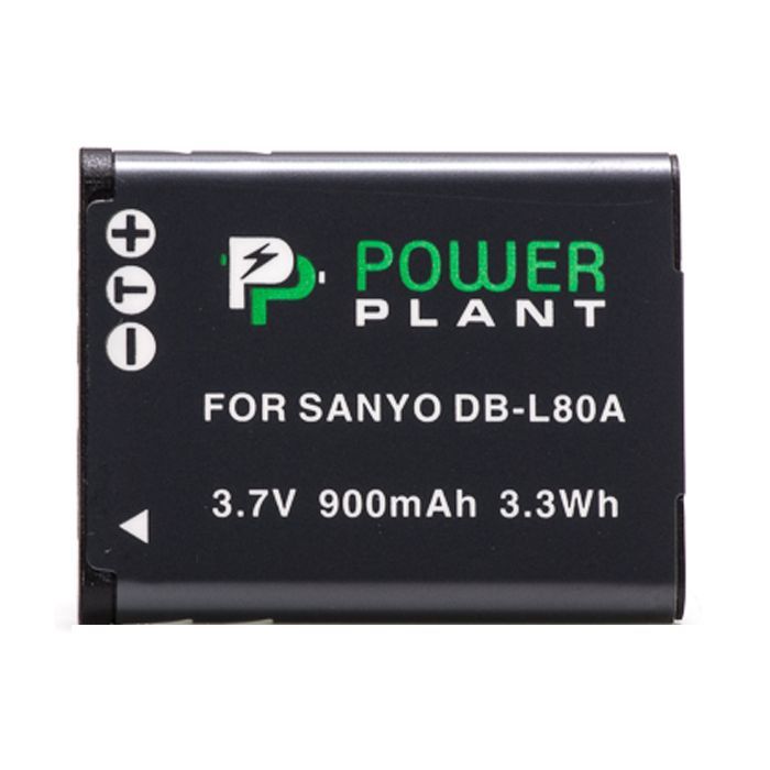 Аккумулятор к фото/видео PowerPlant Sanyo DB-L80, D-Li88 (DV00DV1289) изображение 2