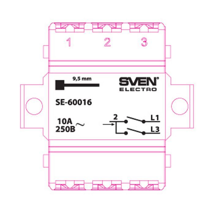Вимикач Sven SE-60016 white (7100039) зображення 4
