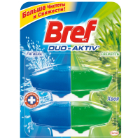 Туалетный блок Bref Duo-Aktiv Хвоя 2 запаски х 50 мл (9000101007497)