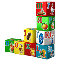 Развивающая игрушка Технок Кубики Азбука Радуга 9 шт (укр. яз) (1806)