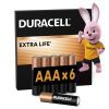 Батарейка Duracell AAA лужні 6 шт. в упаковці (5000394107472 / 81483511)