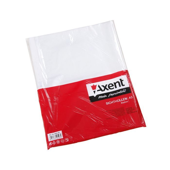 Файл Axent А3 Glossy, 40мкм (100 шт.) vertical (2003-00-А)