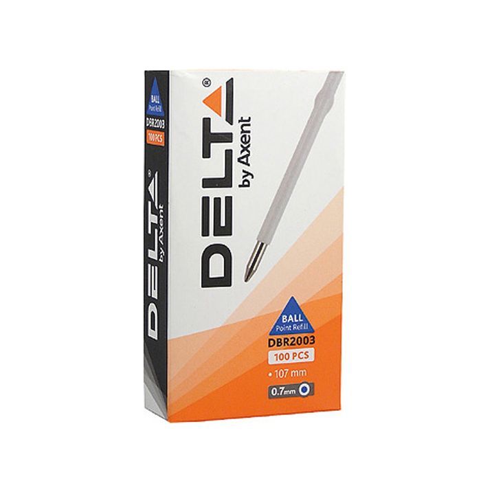 Стержень шариковый Delta by Axent 2003, 0,7мм, 107 мм, blue (DBR2003-02) изображение 2