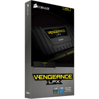 Модуль памяти для компьютера DDR4 8GB 2400 MHz Vengeance LPX Black Corsair (CMK8GX4M1A2400C16) изображение 4