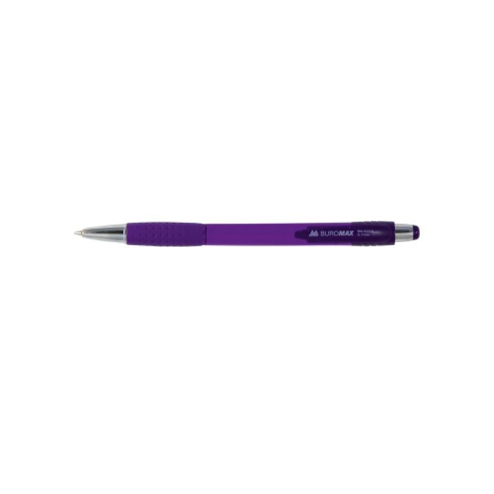 Ручка шариковая Buromax retractable JOBMAX, 0.7 мм (BM.8225) изображение 3