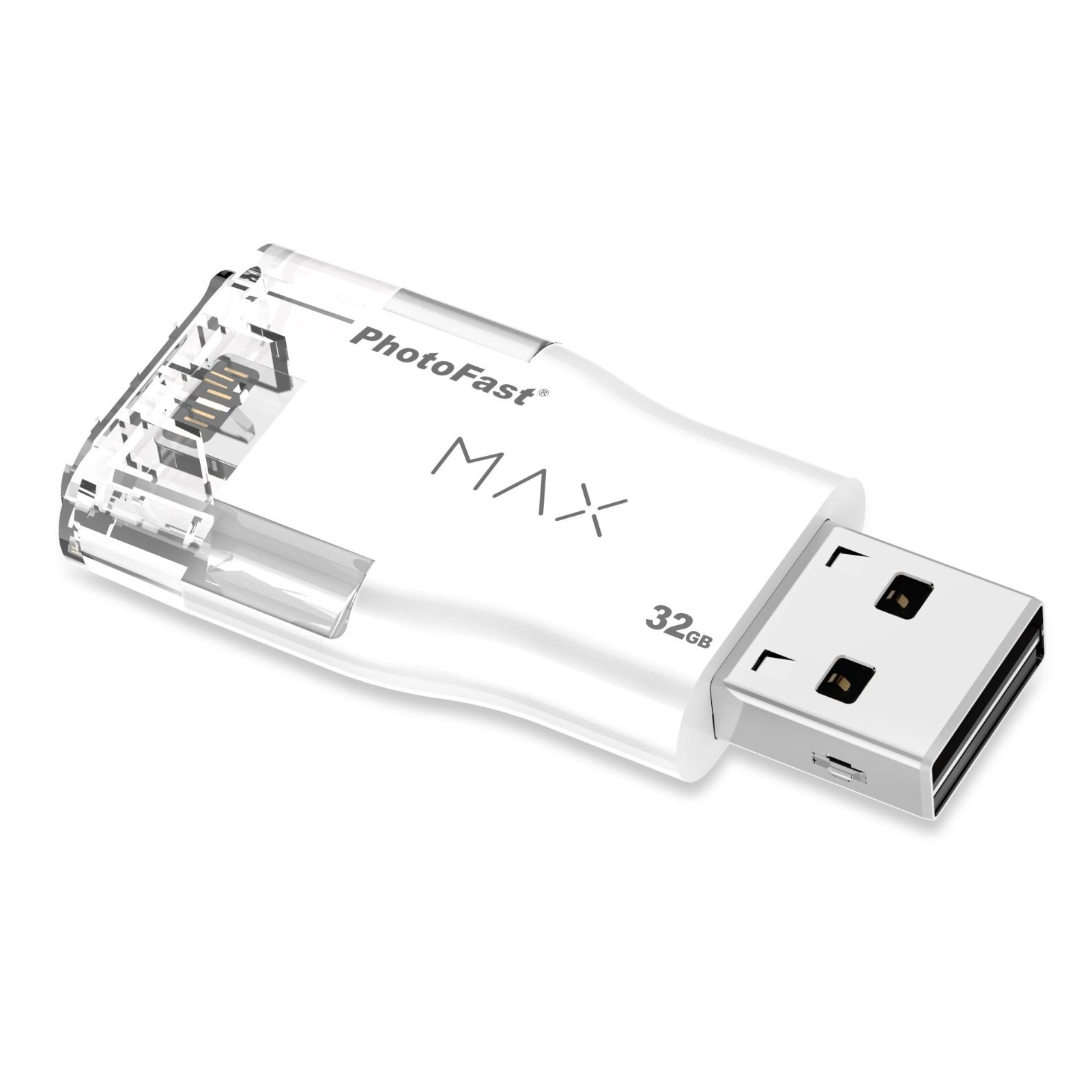 USB флеш накопитель PhotoFast 32GB i-Flashdrive MAX White USB/Lightning (IFDMAX32GB) изображение 7