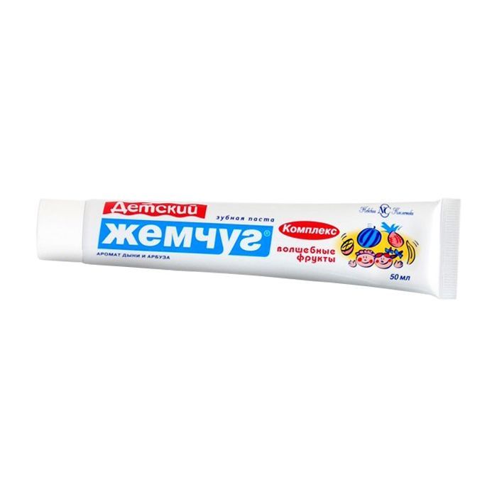 Дитяча зубна паста Новый Жемчуг Волшебные фрукты 50 мл (4600697171074)