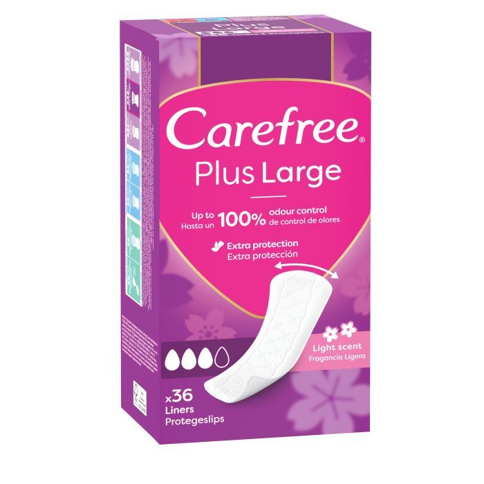 Щоденні прокладки Carefree Plus Large 20 шт. (3574661606248/3574661487649)