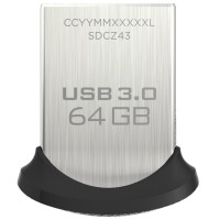 USB флеш накопитель SanDisk 64GB Ultra Fit USB 3.0 (SDCZ43-064G-GAM46)