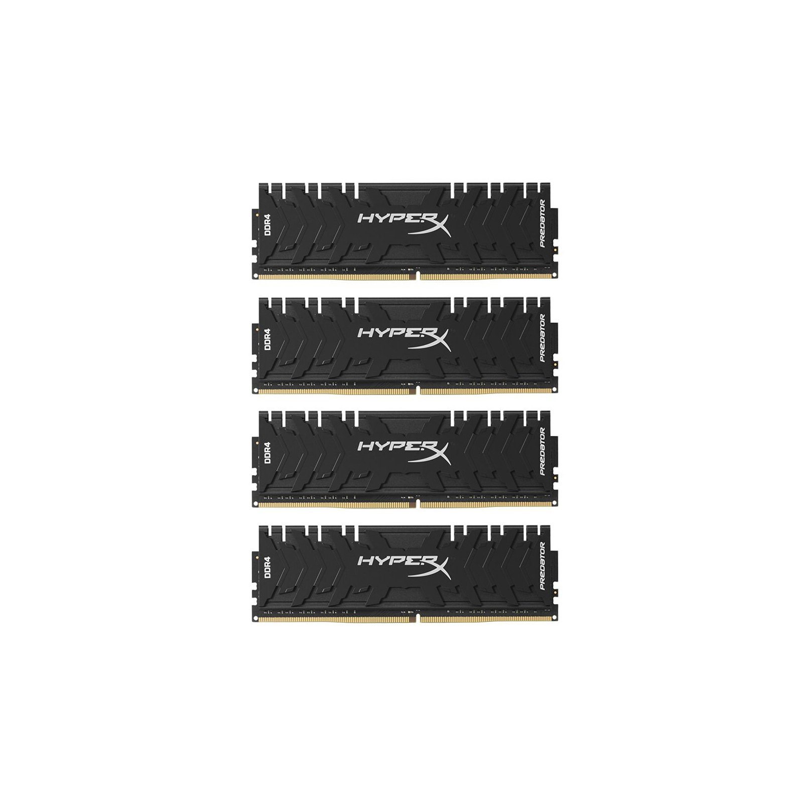Модуль памяти для компьютера DDR4 32GB (4x8GB) 3200 MHz HyperX Predator Lifetime Kingston Fury (ex.HyperX) (HX432C16PB3K4/32)