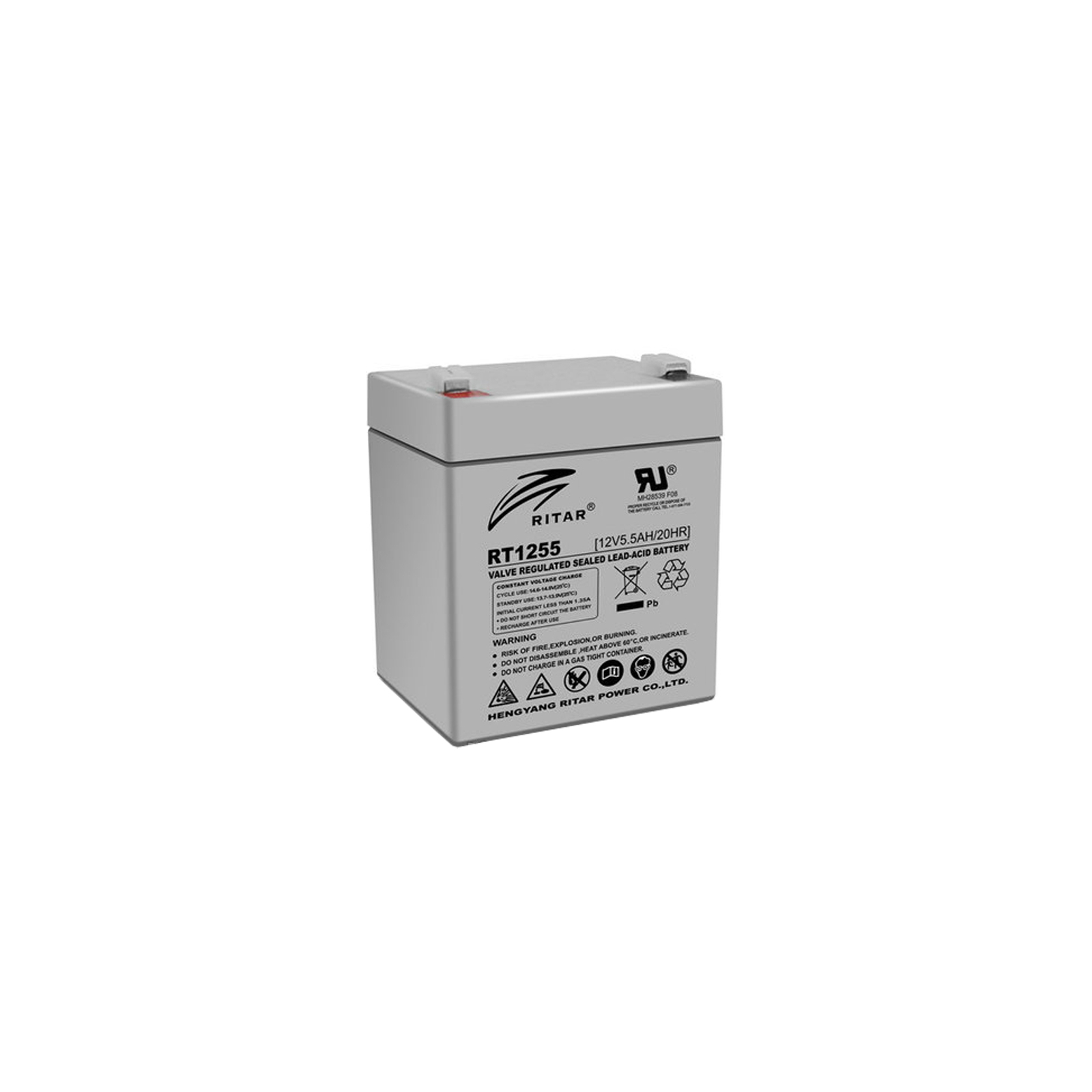 Батарея к ИБП Ritar AGM RT1255, 12V-5.5Ah (RT1255)