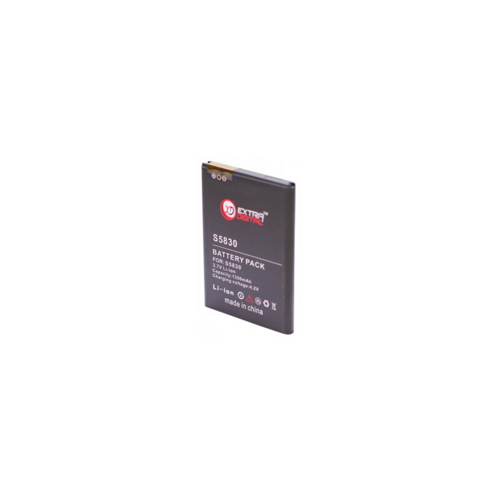 Аккумуляторная батарея Extradigital Samsung GT-S5830 Galaxy Ace (1350 mAh) (BMS6321) изображение 2
