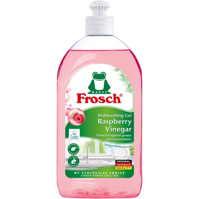 Средство для ручного мытья посуды Frosch Малина 500 мл (4009175940278)