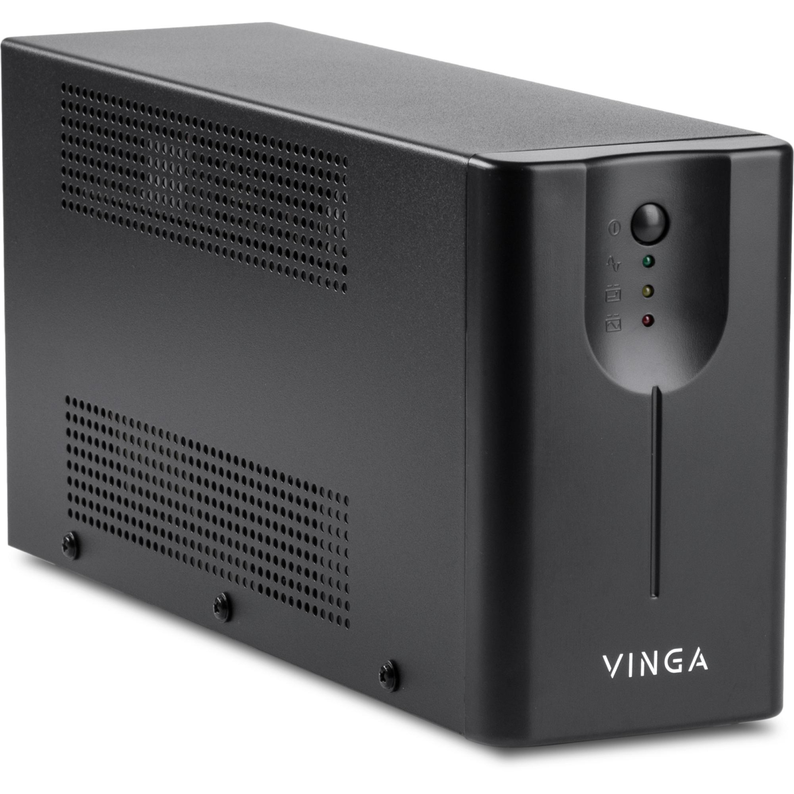 Источник бесперебойного питания Vinga LED 800VA metal case with USB (VPE-800MU) изображение 2