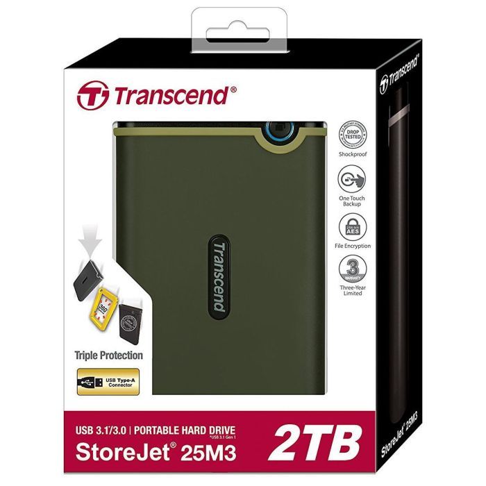 Зовнішній жорсткий диск 2.5" 4TB Transcend (TS4TSJ25M3S) зображення 5
