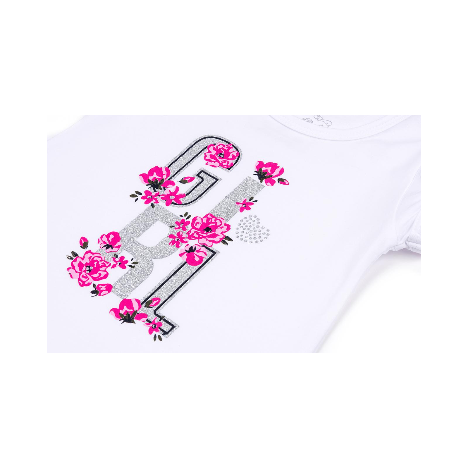 Набор детской одежды Breeze в цветочки (6198-92G-white) изображение 9