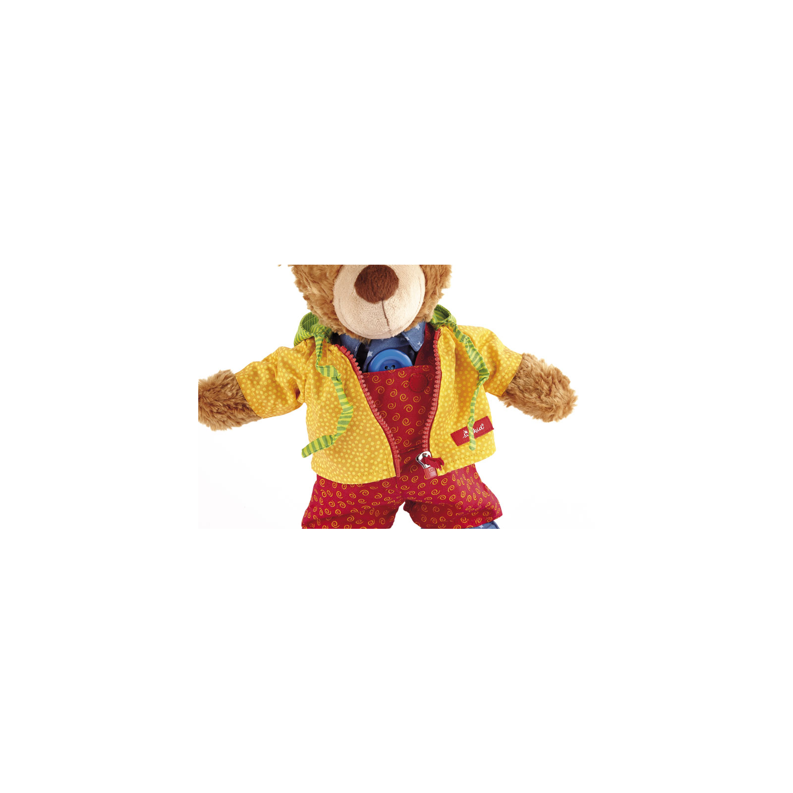 Мягкая игрушка Sigikid Мишка с одеждой 35 см (40031SK) изображение 7