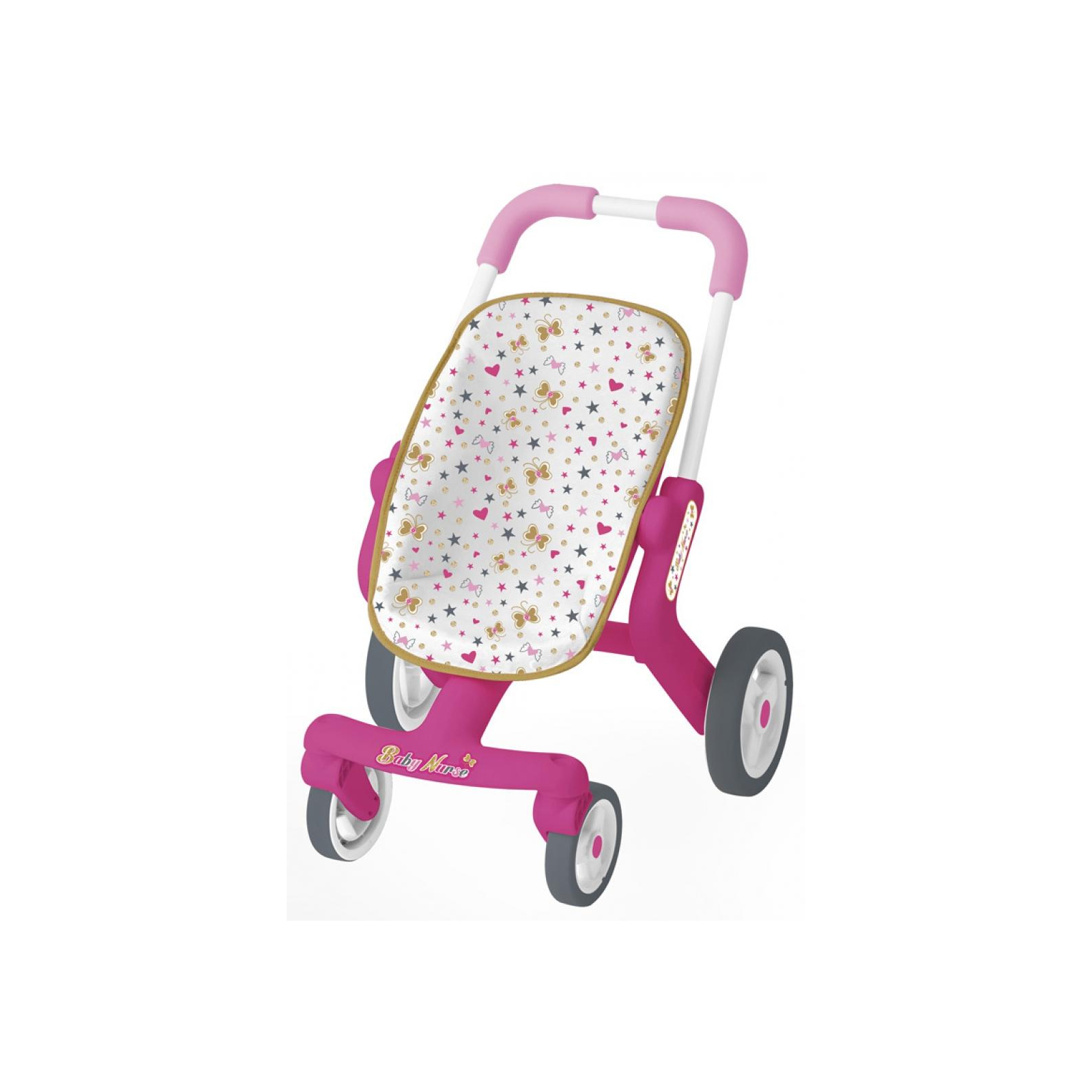 Коляска для кукол Smoby Коляска Baby Nurse для прогулки с поворотными колесами (251223)