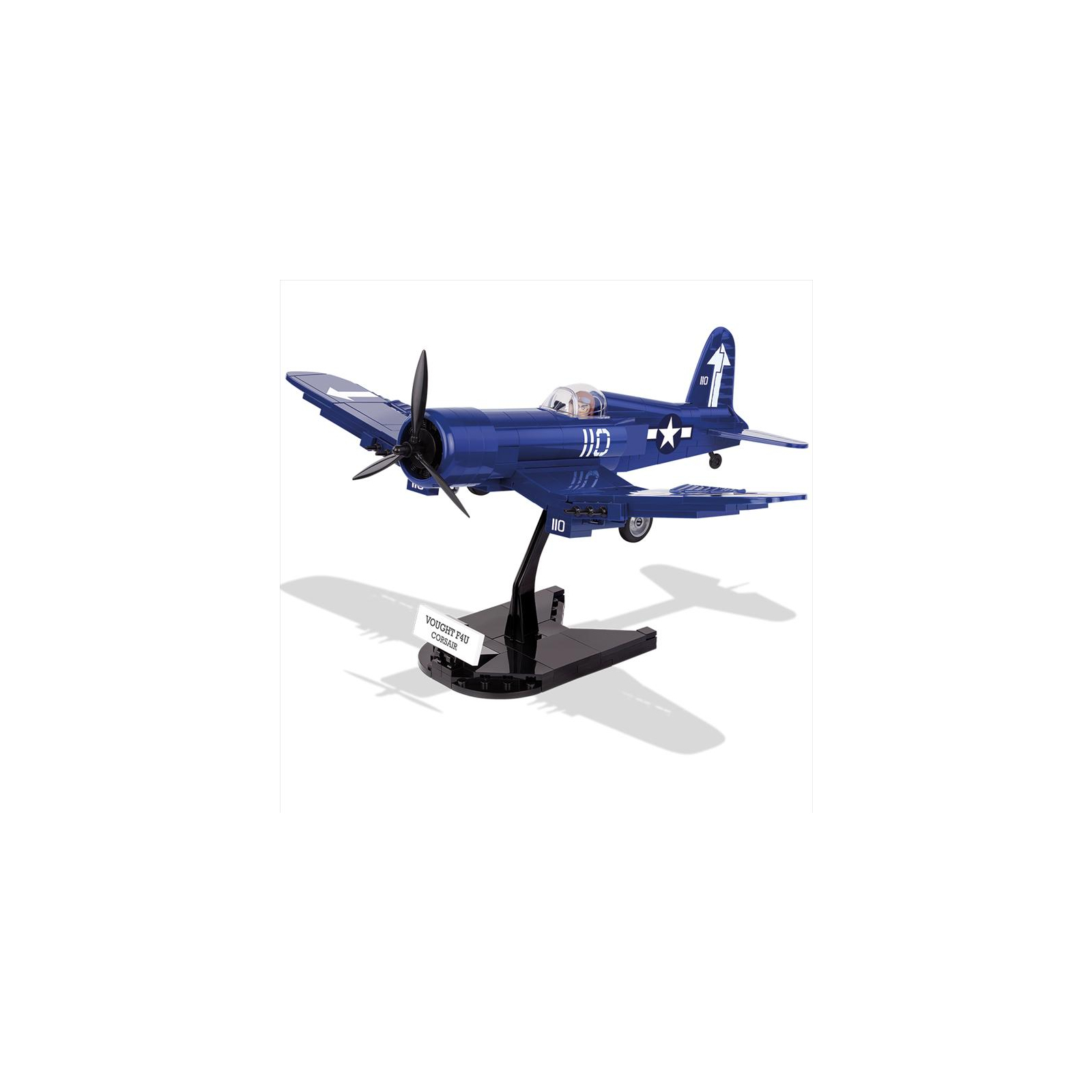 Конструктор Cobi Вторая Мировая Война Самолет Чанс-Воут F4U Корсар, 245 детал (COBI-5523) зображення 4
