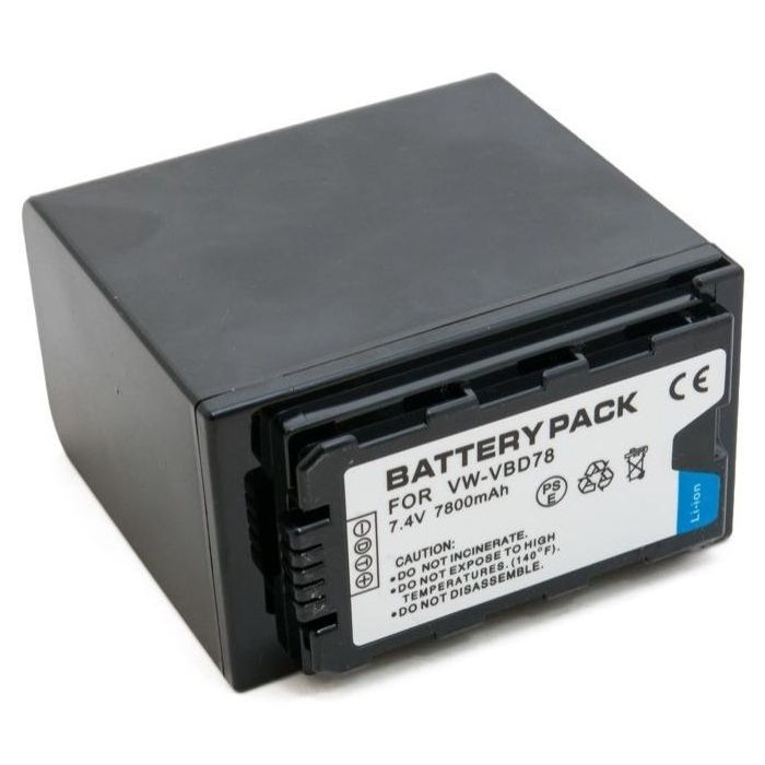 Аккумулятор к фото/видео Extradigital Panasonic VW-VBD78, Li-ion, 7.4V, 7800mAh (BDP2694)