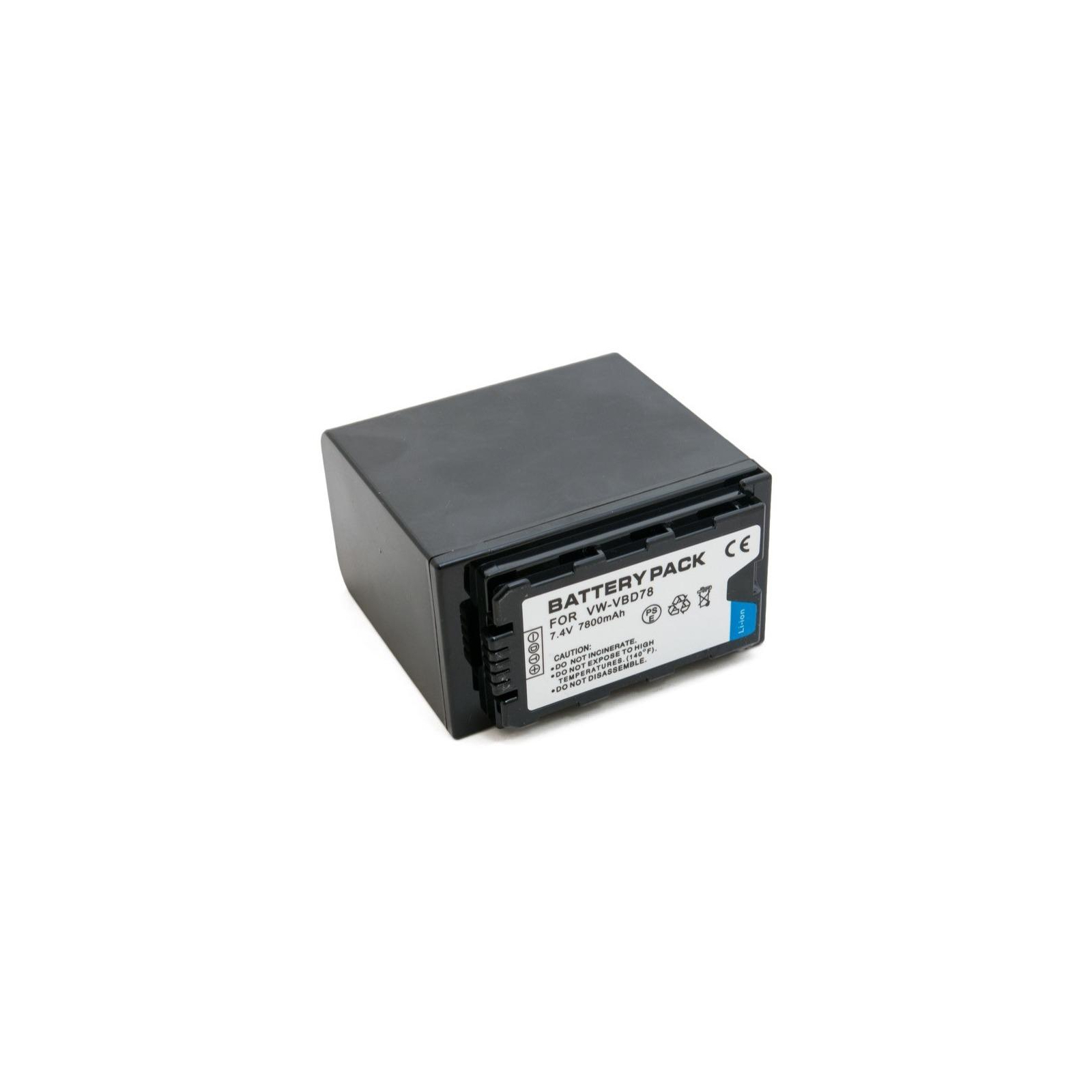 Акумулятор до фото/відео Extradigital Panasonic VW-VBD78, Li-ion, 7.4V, 7800mAh (BDP2694)