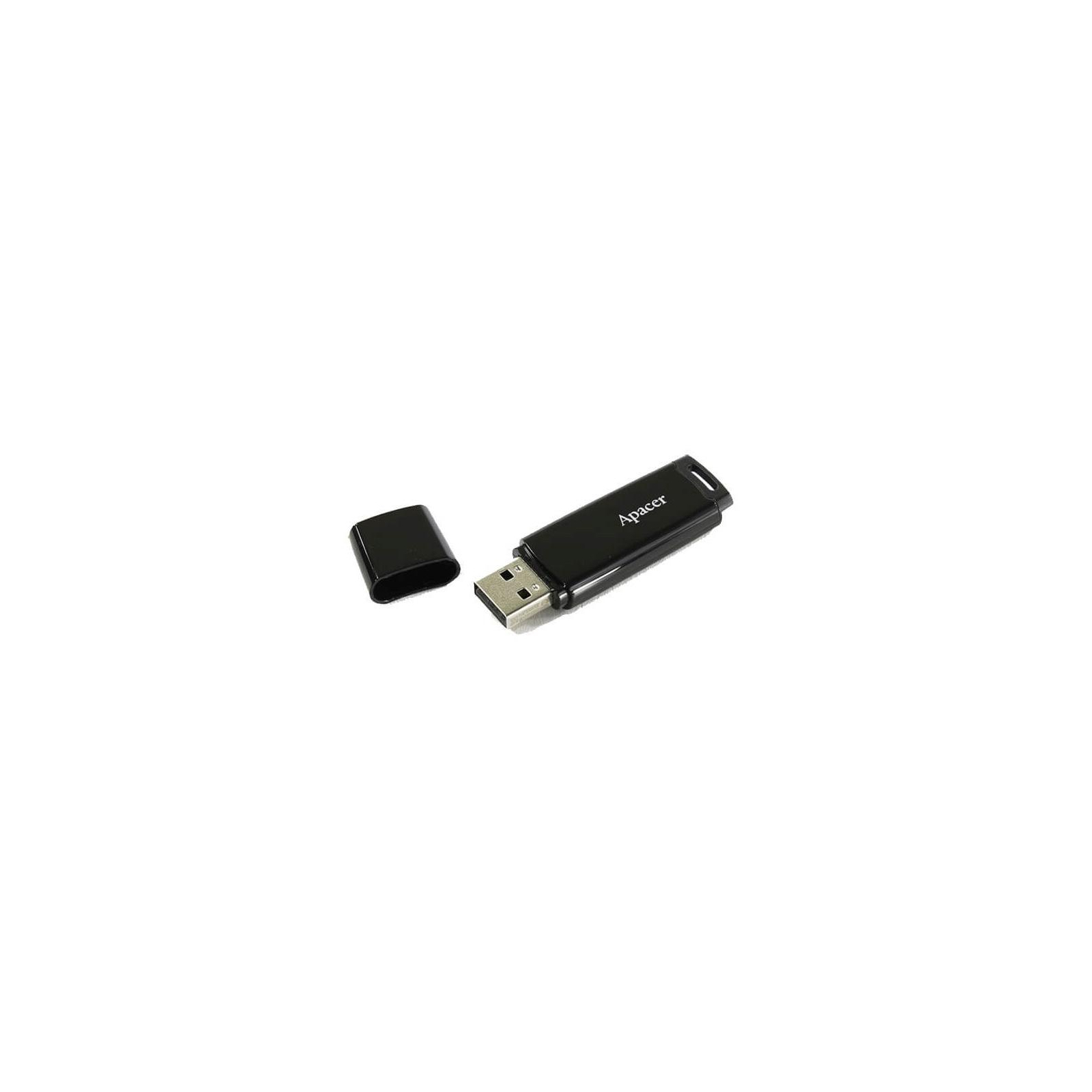 USB флеш накопичувач Apacer 8GB AH336 Black USB 2.0 (AP8GAH336B-1) зображення 4
