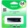 USB флеш накопитель Apacer 64GB AH336 Black USB 2.0 (AP64GAH336B-1) изображение 5