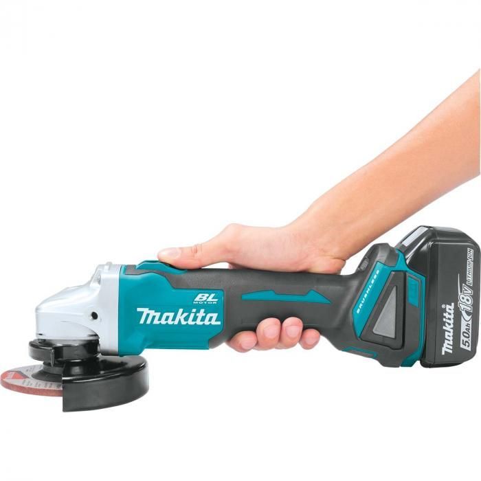 Шліфувальна машина Makita LXT 125мм, 5Аг х 2шт, кейс (DGA511RTE) зображення 2