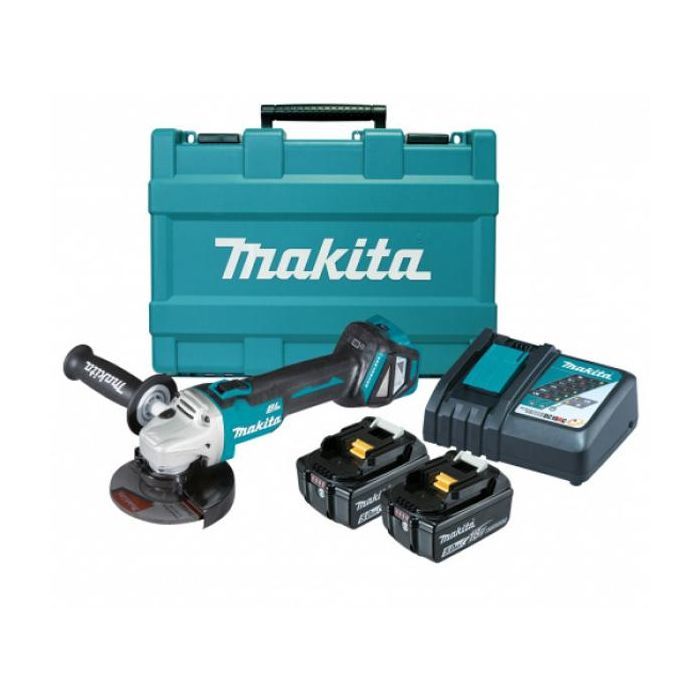 Шліфувальна машина Makita LXT 125мм, 5Аг х 2шт, кейс (DGA511RTE) зображення 3