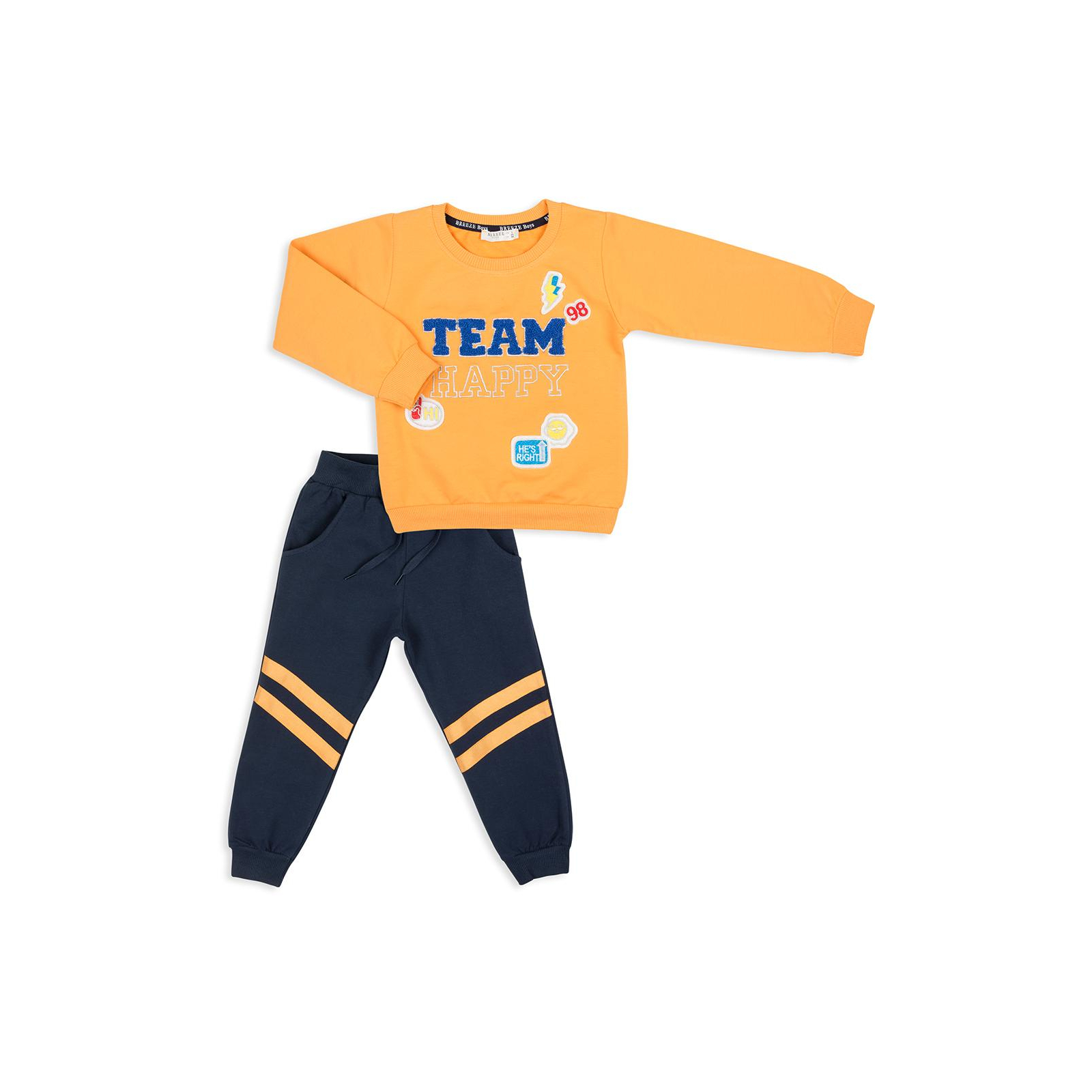 Набор детской одежды Breeze "TEAM HAPPY" (12150-98B-yellow)