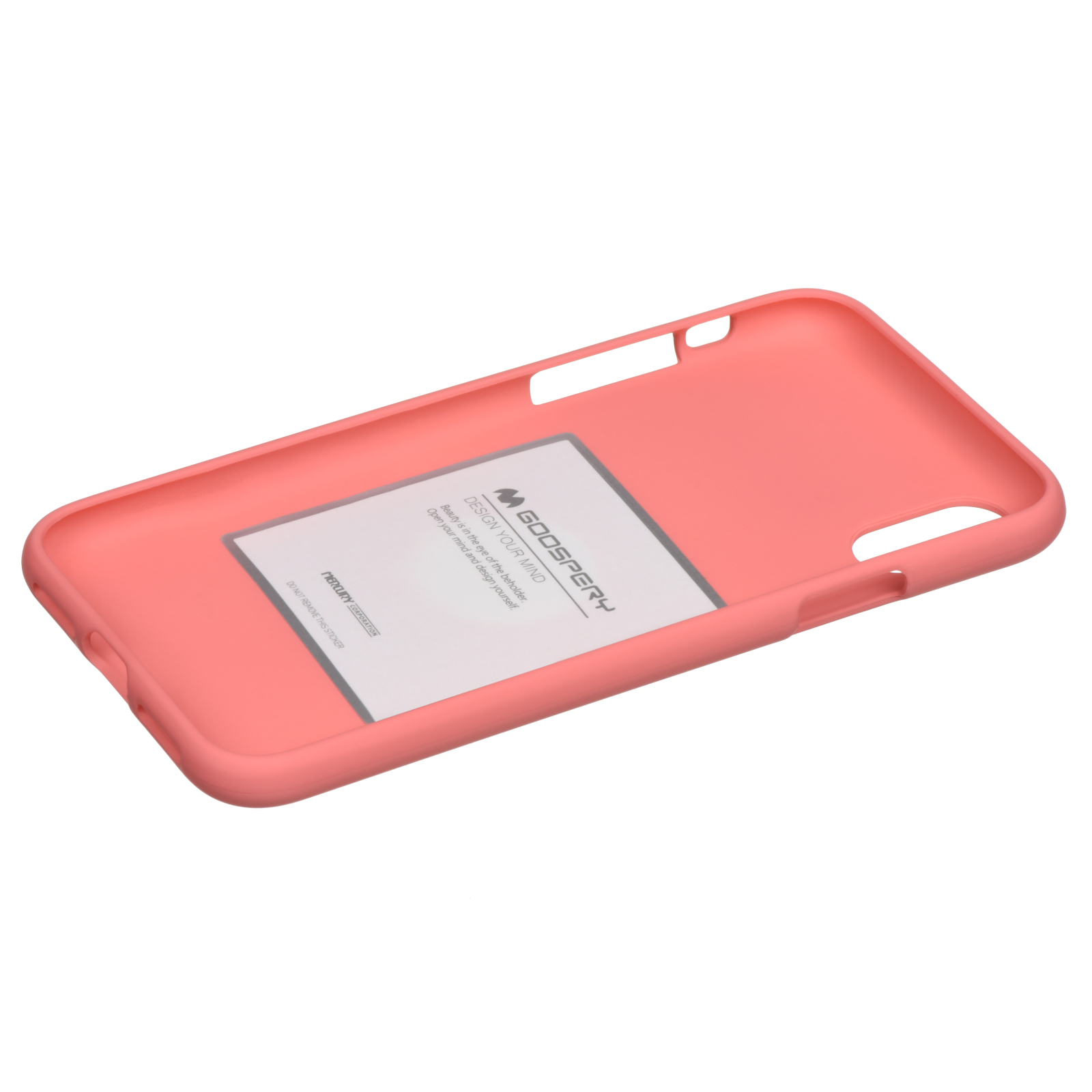 Чохол до мобільного телефона Goospery Apple iPhone X/Xs SF Jelly Pink (8809550409262) зображення 2