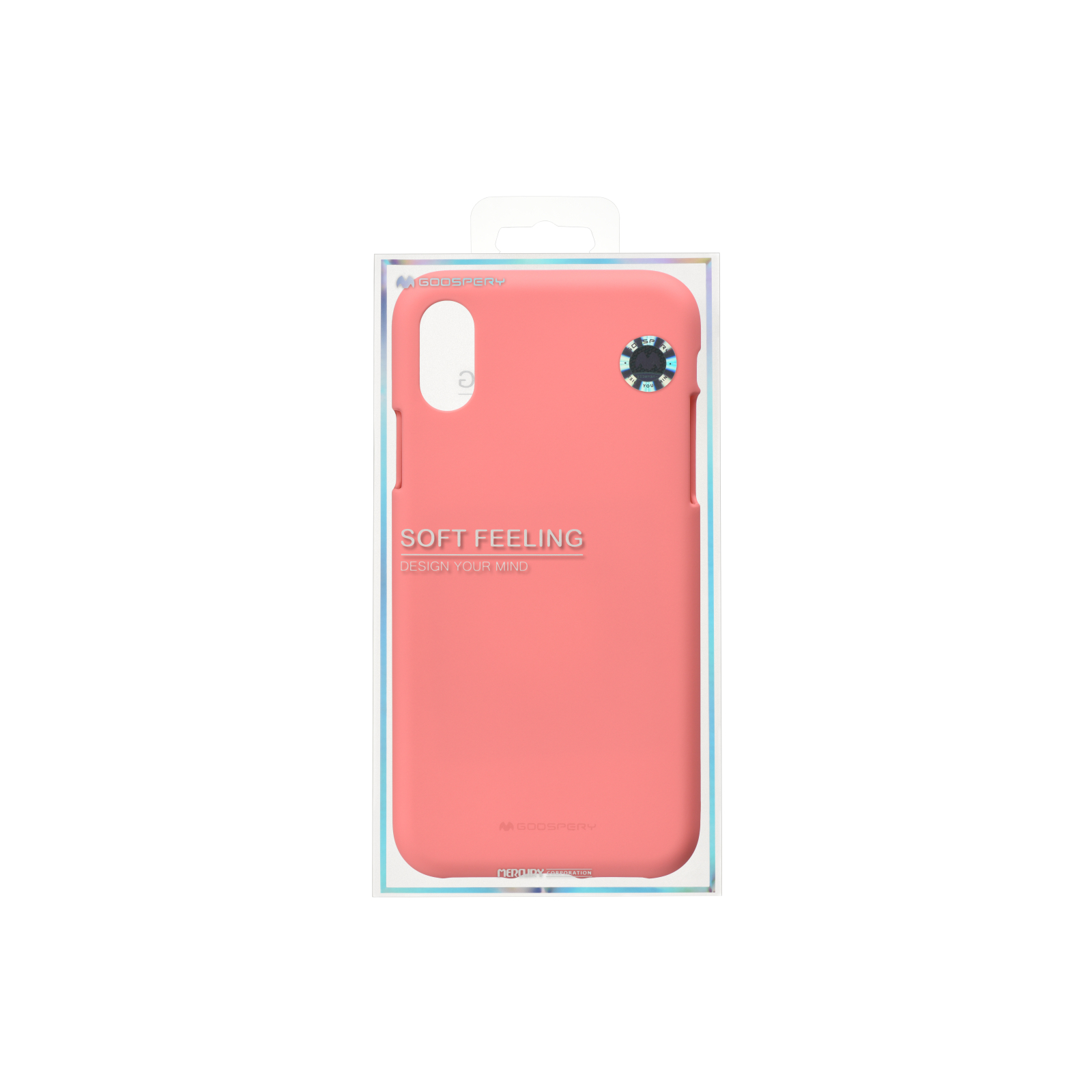 Чохол до мобільного телефона Goospery Apple iPhone X/Xs SF Jelly Pink (8809550409262) зображення 3