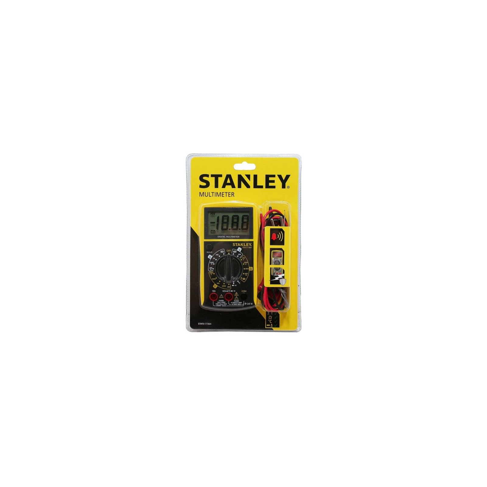 Цифровий мультиметр Stanley AC / DC 0-300V (STHT0-77364) зображення 3