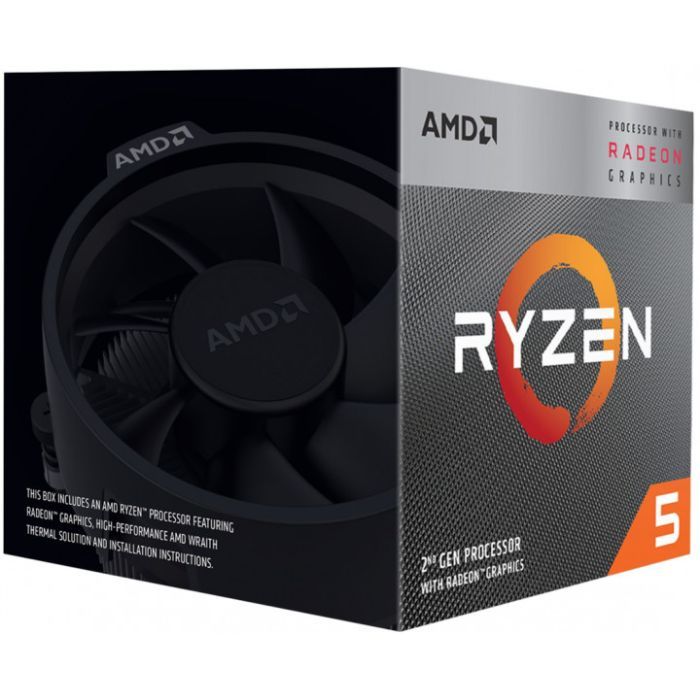 Процессор AMD Ryzen 5 3400G (YD3400C5FHBOX) изображение 2