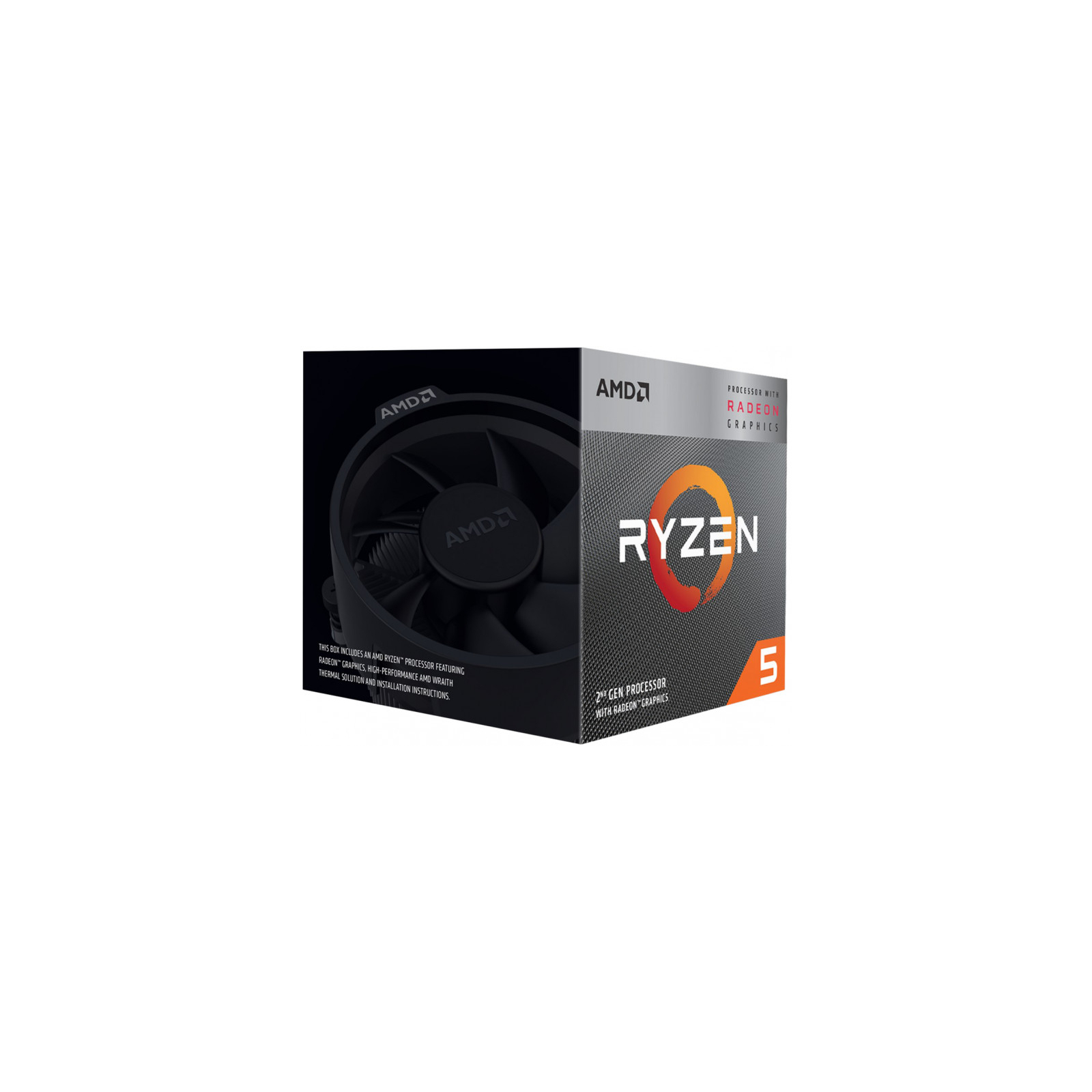 Процесор AMD Ryzen 5 3400G (YD3400C5FHBOX) зображення 2