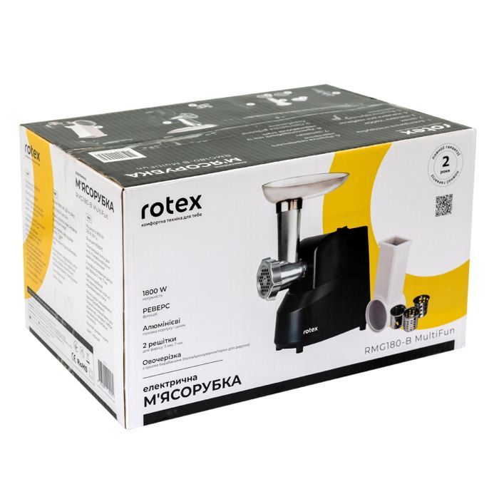 Мясорубка Rotex RMG180-B MultiFun изображение 11