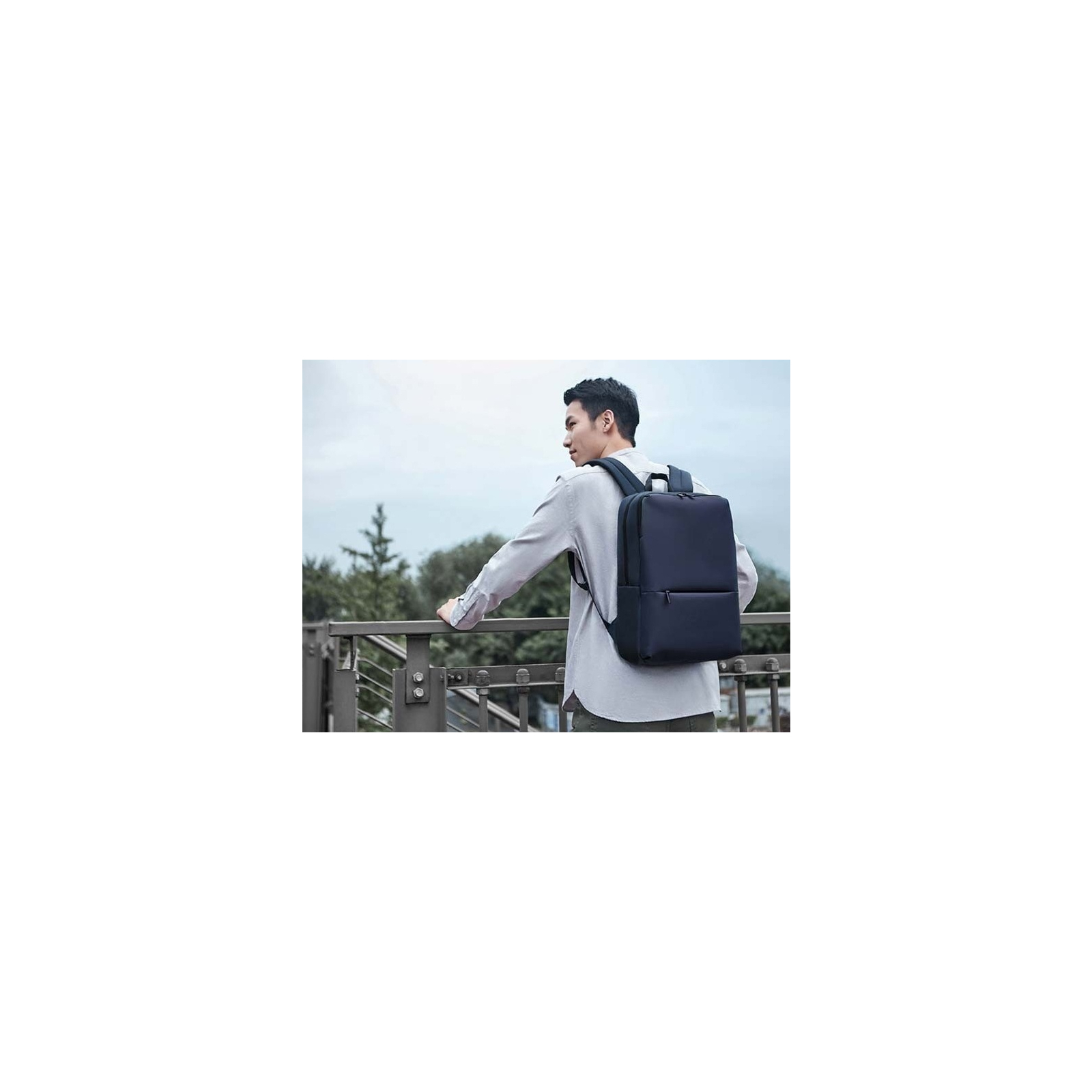 Рюкзак для ноутбука Xiaomi 14" RunMi 90 Classic Business Backpack 2 Dark Blue (6934177712968) изображение 3