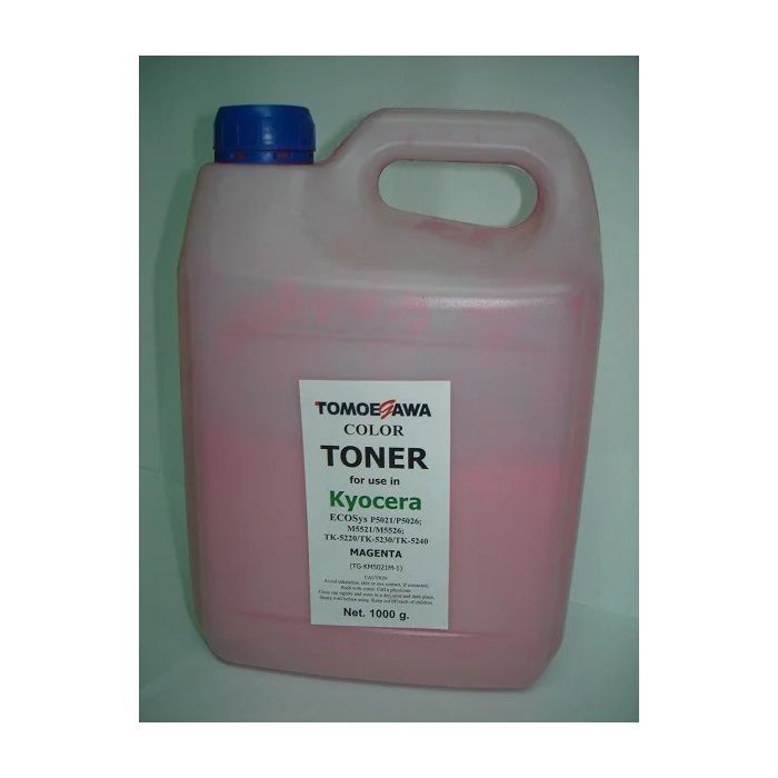 Тонер KYOCERA TK-5220/TK-5230/TK-5240, 1кг Magenta Tomoegawa (TG-KM5021M-1)