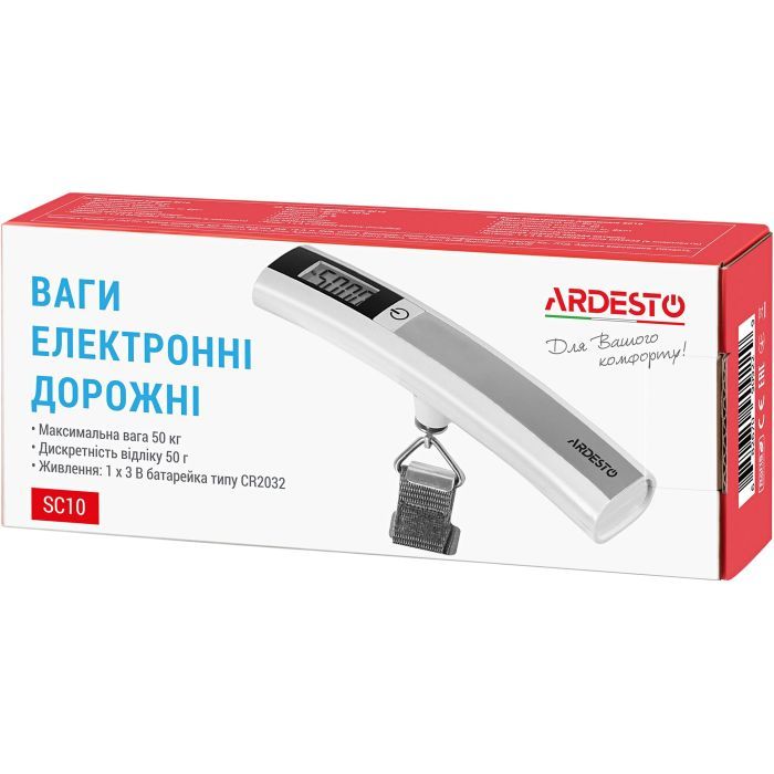 Ваги для багажу Ardesto SC10 зображення 7