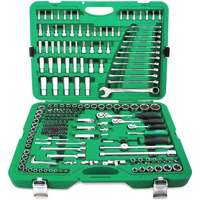 Набор инструментов Toptul професійний 1/4", 3/8", 1/2" 216од. (GCAI216R)