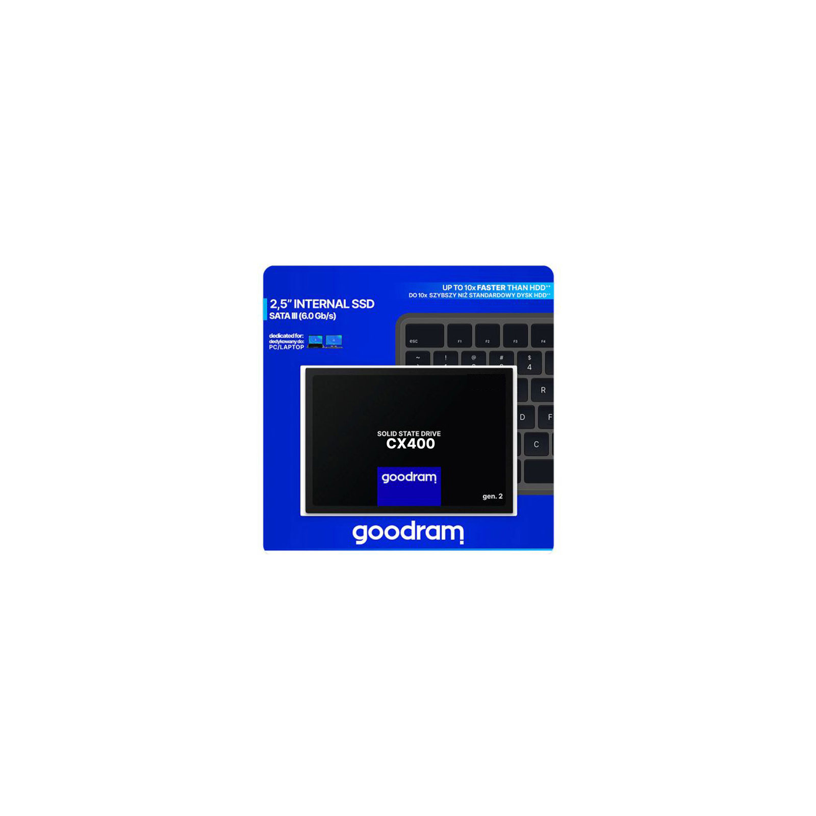 Накопитель SSD 2.5" 256GB Goodram (SSDPR-CX400-256-G2) изображение 4
