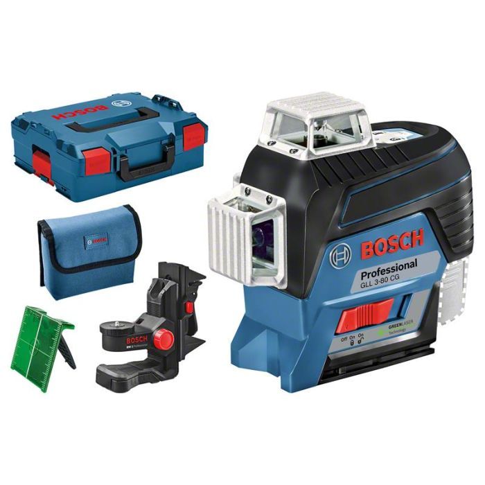 Лазерний нівелір Bosch GLL 3-80 CG (12 V)+ BM 1 + L-Boxx (0.601.063.T00) зображення 7