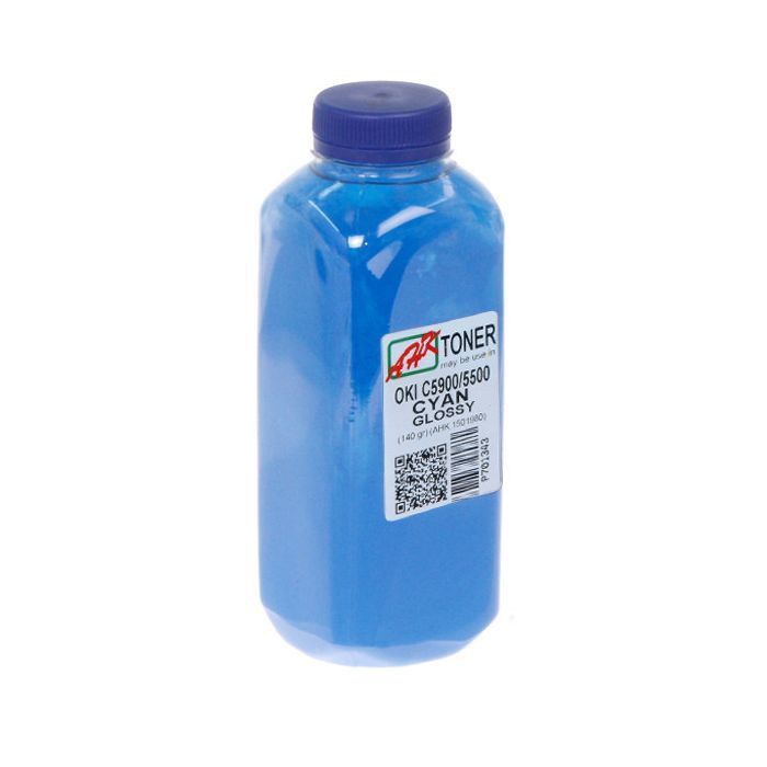 Тонер OKI C5500/5550/5800/5900 140г Cyan AHK (1501980)