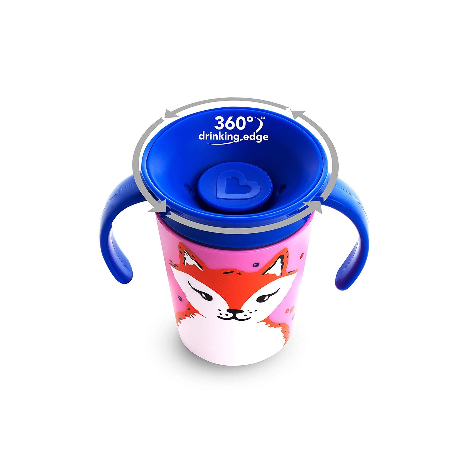 Поильник-непроливайка Munchkin Miracle 360 Trainer cup Лисица 177 мл (051774) изображение 3