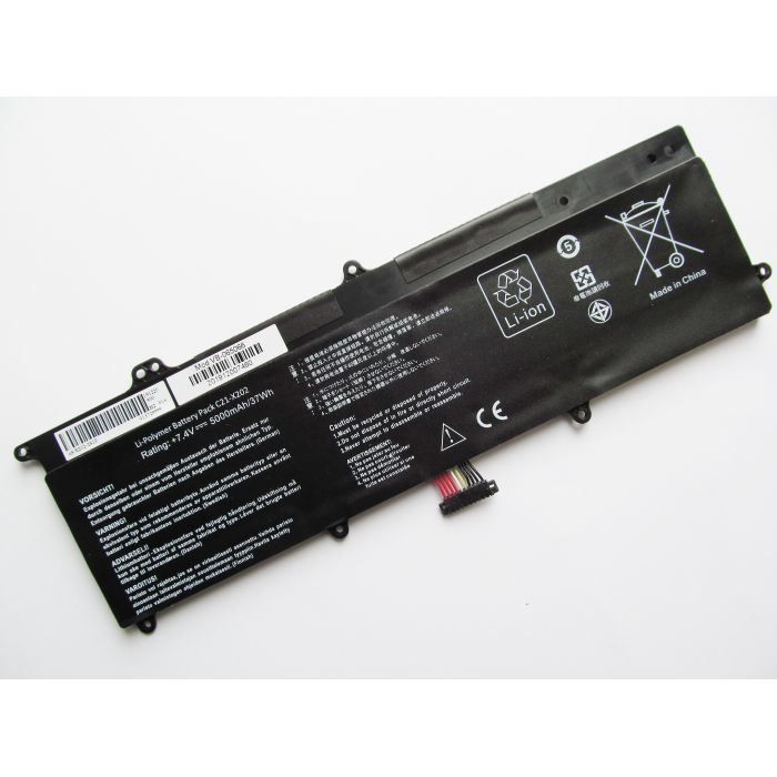 Аккумулятор для ноутбука Asus X202E C21-X202, 5000mAh (37Wh), 4cell, 7.4V, Li-ion AlSoft (A47503) изображение 2