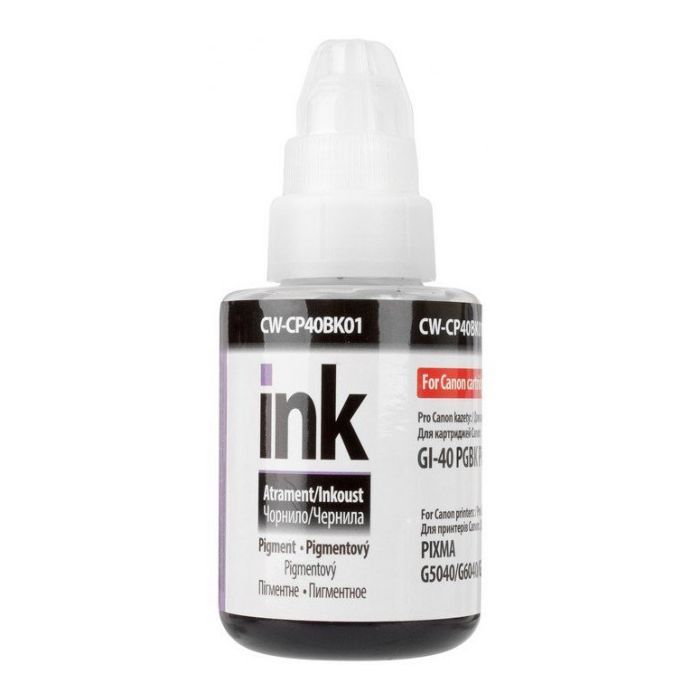 Чернила ColorWay Canon GI-40 135мл Pigment Black (CW-CP40BK01)
